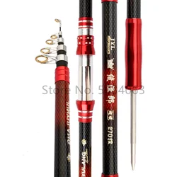 伸縮式で持ち運び可能な回転式釣り竿,ロングショット,コイ,漁船,ギア,リールシート,2.1m-4.5m,最高