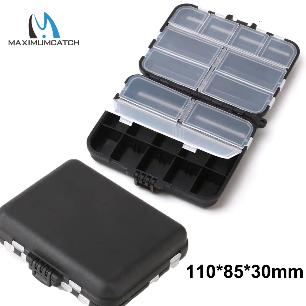 Maximumcatch 2 st Waterdichte Visgerei Doos met 11 Compartimenten Organizer voor Lokt Spinner Minnow Popper Baits Gear
