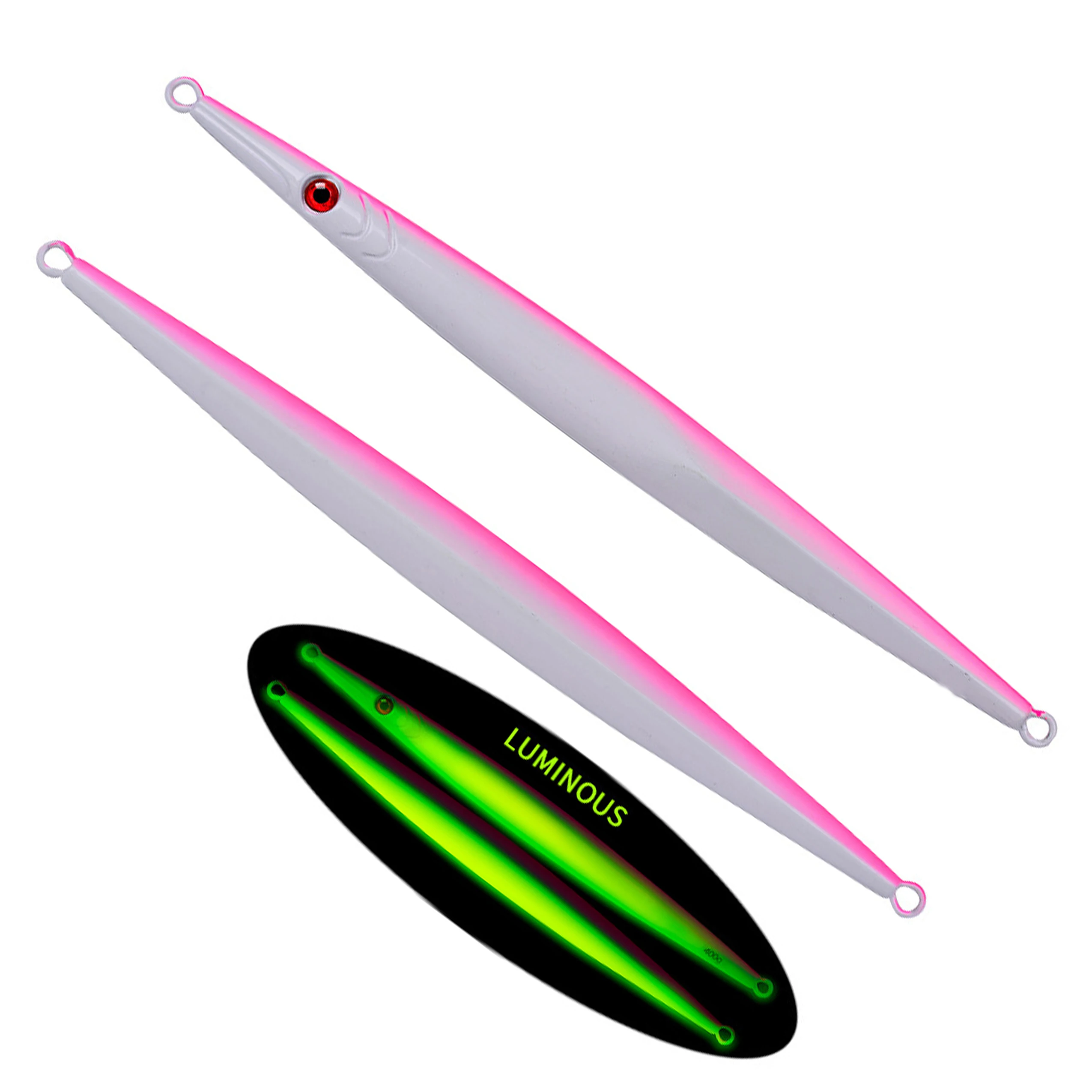 Señuelos luminosos jigging lento con cuchilla para agua salada - imagen 2