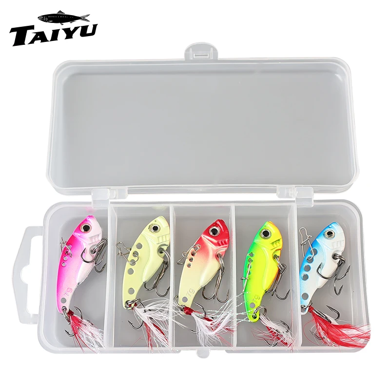 Micro Metal Señuelos VIB Cuchara Vibratoria Crankbait Wobbler - imagen 2
