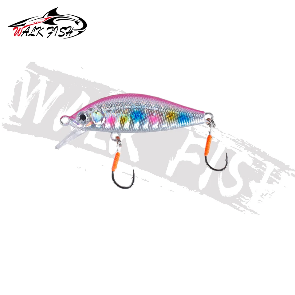 Lopen Vis Japan Beek Forel Vissen Lokken Peche Leurre 50Mm 3.2G Sinking Minnow Lokken Kunstaas Voor Baars pike Forel - imagen 5