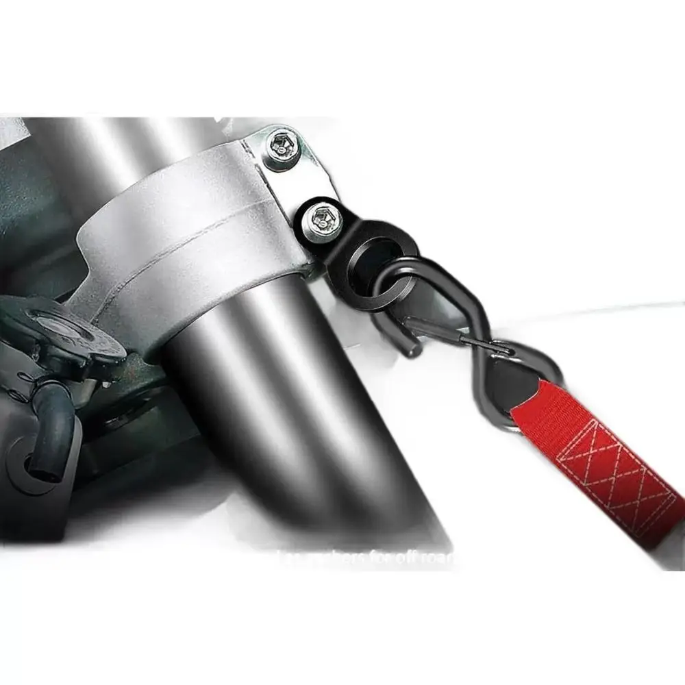 2/5 Uds. Hebilla de amarre de junta tórica multiusos de alta calidad con gancho negro correa de gancho de ancla para vehículo camión bicicleta - imagen 2