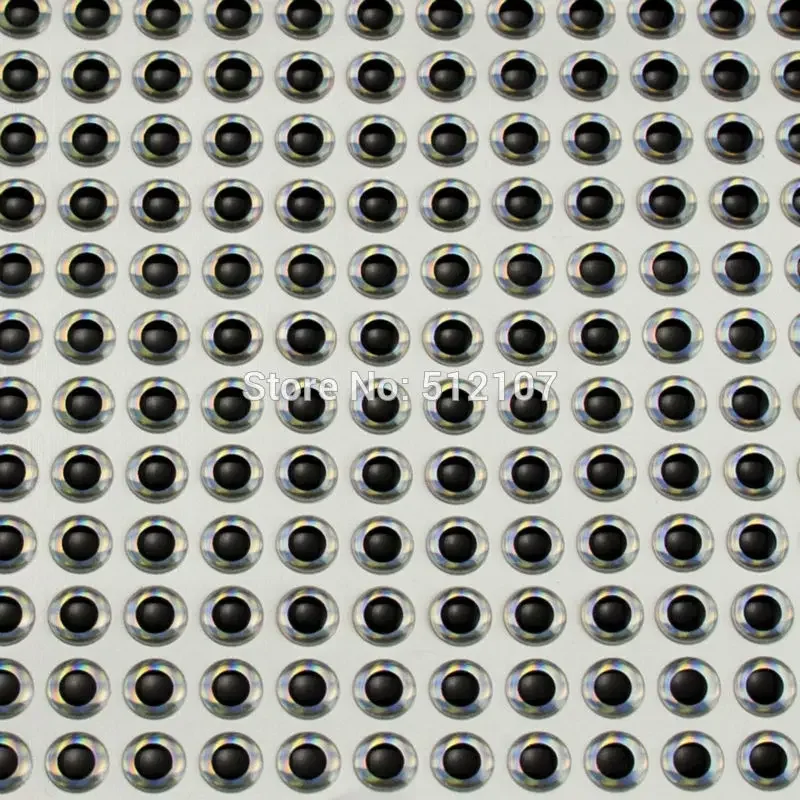 Ojos 3D plateados Countbass para señuelos duros – Varios tamaños - imagen 3