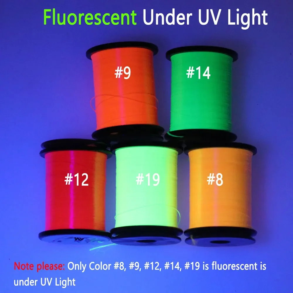 Bimoo 100m 140D hilo de atado de moscas encerado y trenzado línea de alta resistencia mosca húmeda seca ninfa Streamer trucha Señuelos de pesca Material de atado - imagen 5