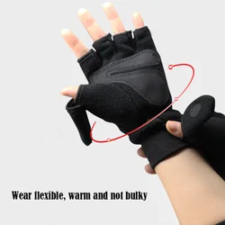 Guantes de medio dedo para pesca Invierno – Cálidos y transpirables