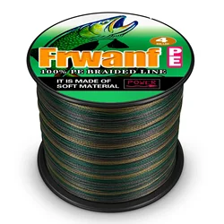 Frwanf Línea Trenzada PE Multifilamento – Alta resistencia para pesca