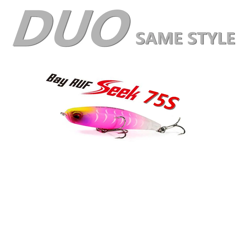 LURETV Japón Duo SAME STYLE Bay Ruf Seek 75S lápiz sumergido Ultra largo alcance lanzamiento sensación de boca Fish9001 - imagen 2