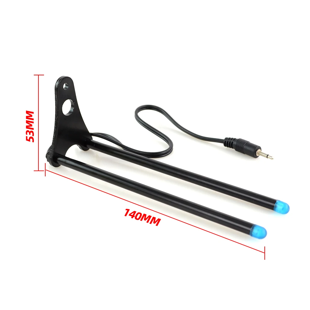 Hirisi barra de enganche LED para pesca de carpa, alarma, de 4 colores aparejos de pesca, 4 unidades - imagen 3