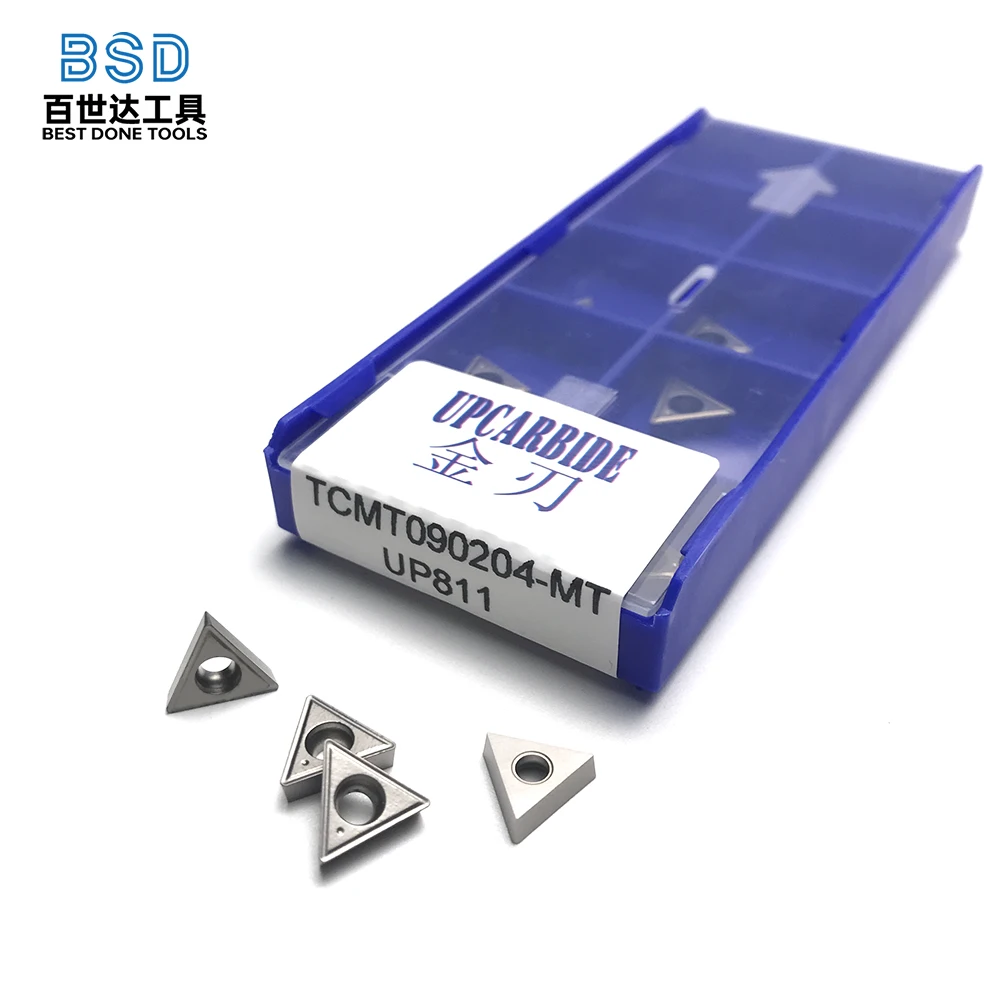 10 unids/caja TCMT090204-MT insertos cerámicos-herramientas de corte de Metal de torno CNC, hechas en China