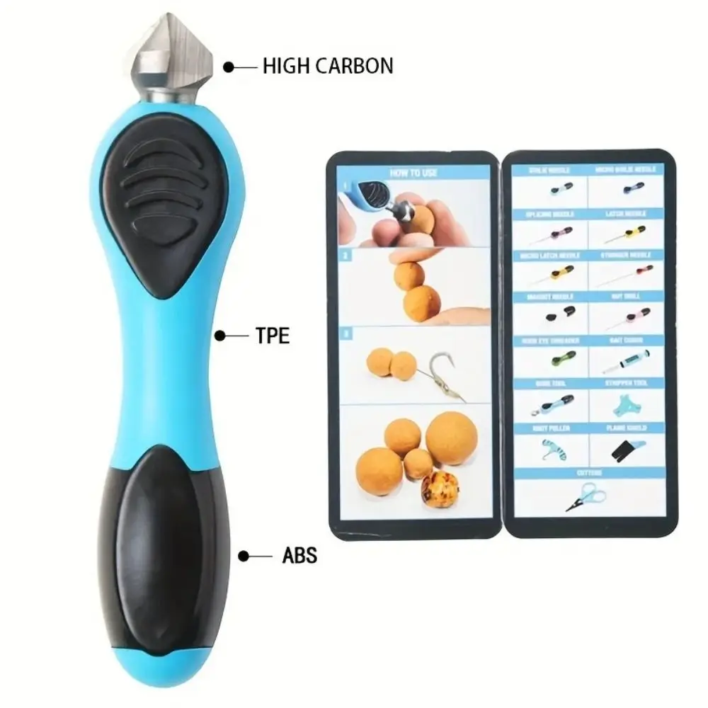 Nuevo anzuelo de pesca de carpa de alto carbono, aguja de púas, cebo TPE, perforador, cebo de mármol, aparejos terminales antideslizantes, accesorios de pesca - imagen 4