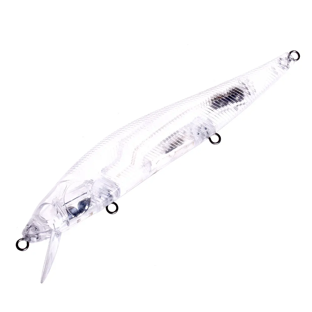 Wobbler minnow jerkbait duro transparente para agua salada marina - imagen 5