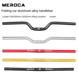 MEROCA Manillar aluminio 25,4mm BTT – Elevador recto y doblado