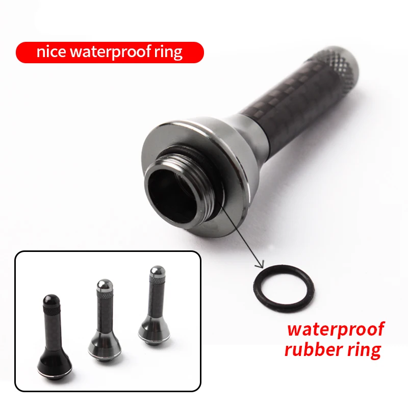 Kawa-funda de soporte para carrete de pesca, traje de fibra de carbono para la mayoría de carretes giratorios Shima, accesorio para mantener el equilibrio, peso 8,1g de longitud 45mm, 1 ud. - imagen 3