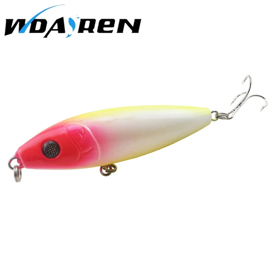 Señuelo de Pesca con lápiz Topwater, 8cm, 12g, cebo duro Artificial japonés, Crankbait Wobblers Isca, aparejos de Pesca, 1 ud. - imagen 3