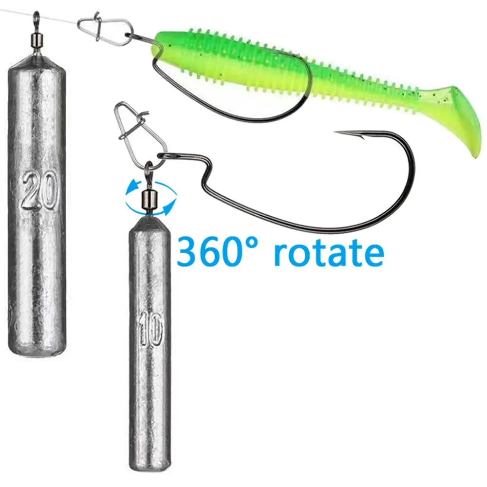 Molde de plomada para Pesca, herramienta de Pesca de 3,5g, 5g, 7g, 10g, 14g, 20g, 15 unidades por lote - imagen 4