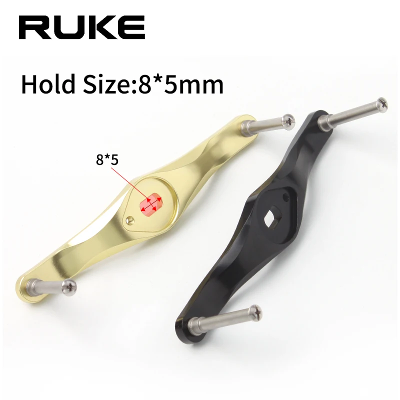 Manivela aluminio RUKE con perilla basculante para carrete S CQ - imagen 5