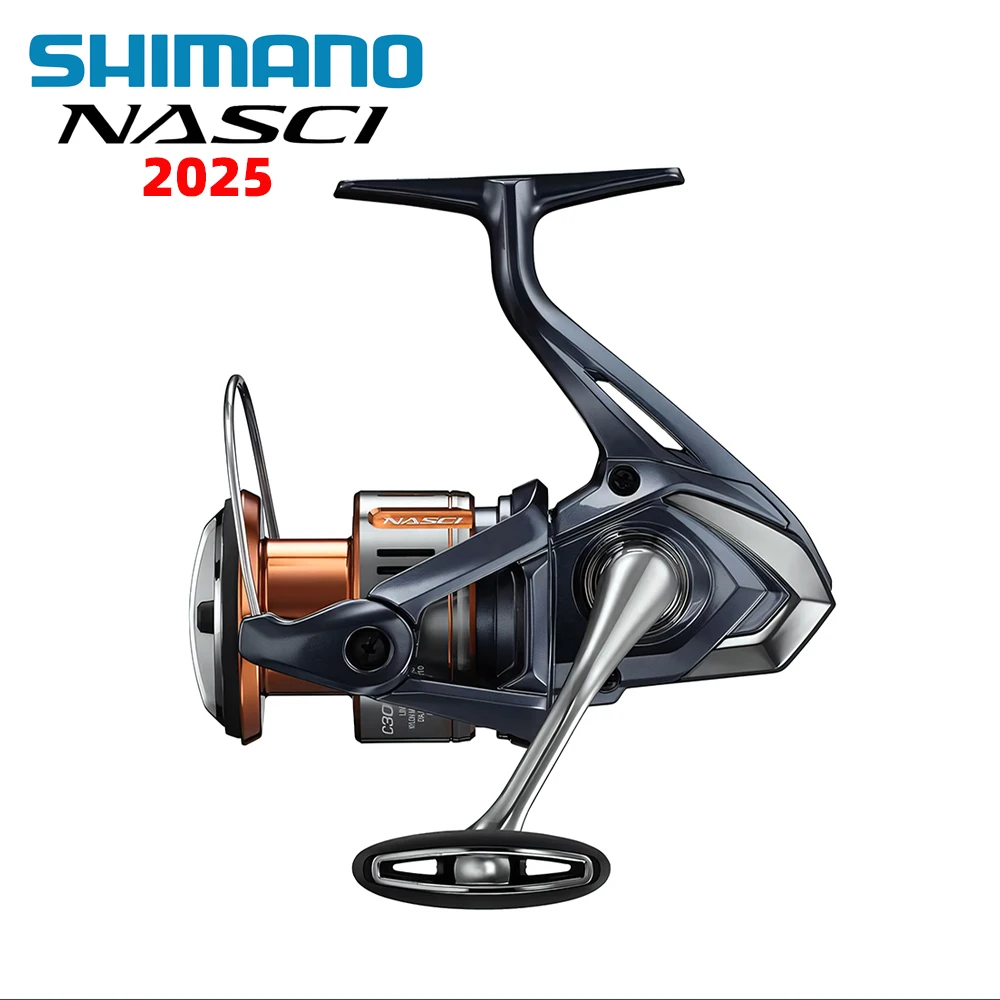 2025 SHIMANO NASCI carrete de pesca giratorio carrete de pesca de agua de mar BB 4-5 + 1 arrastre máximo 3-11 kg de agua dulce