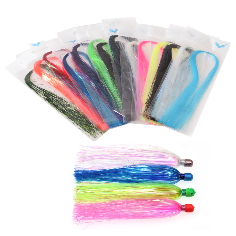 Flashabou Fibra de Mylar para Atar Moscas – Pesca Salada y Jigs - imagen 2