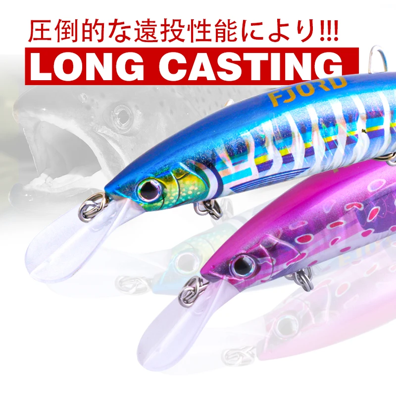 Señuelo minnow Fjord 29 g impresión 3D edición limitada mar - imagen 4