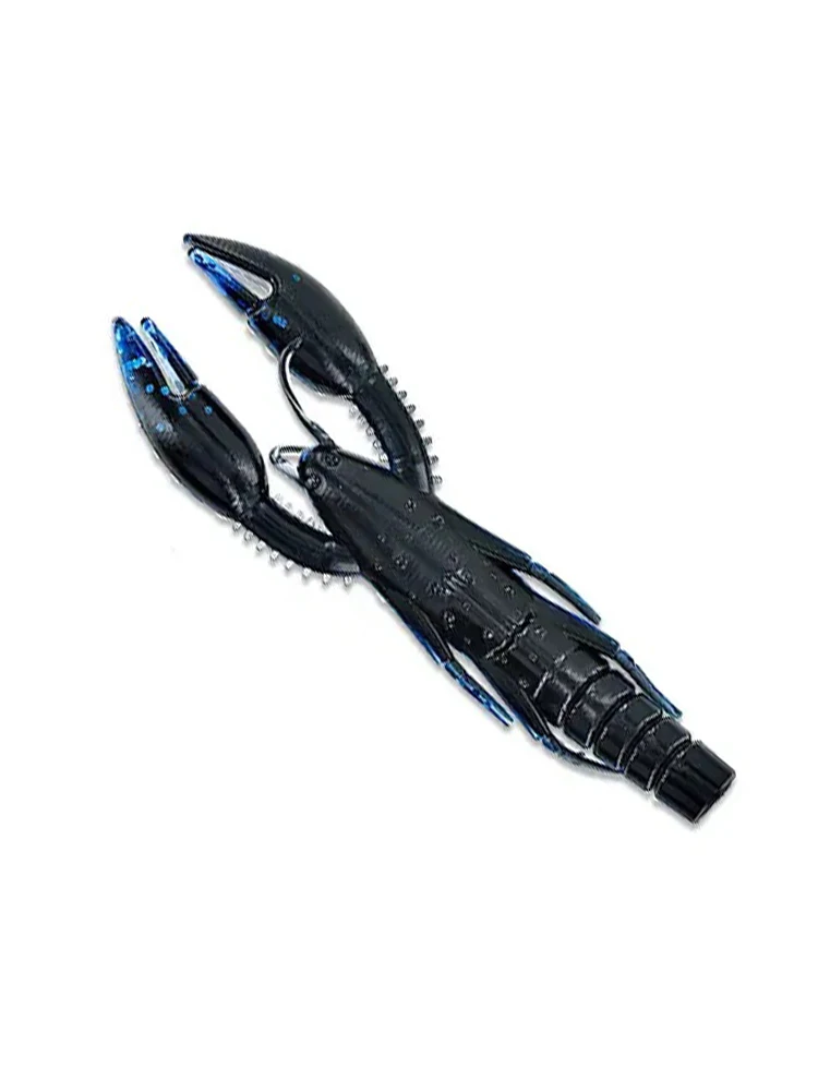 YAMAMOTO-Cebo blando tipo crayfish, cebo de ruido de 3,75 pulgadas, bajo negro, para carretera - imagen 5