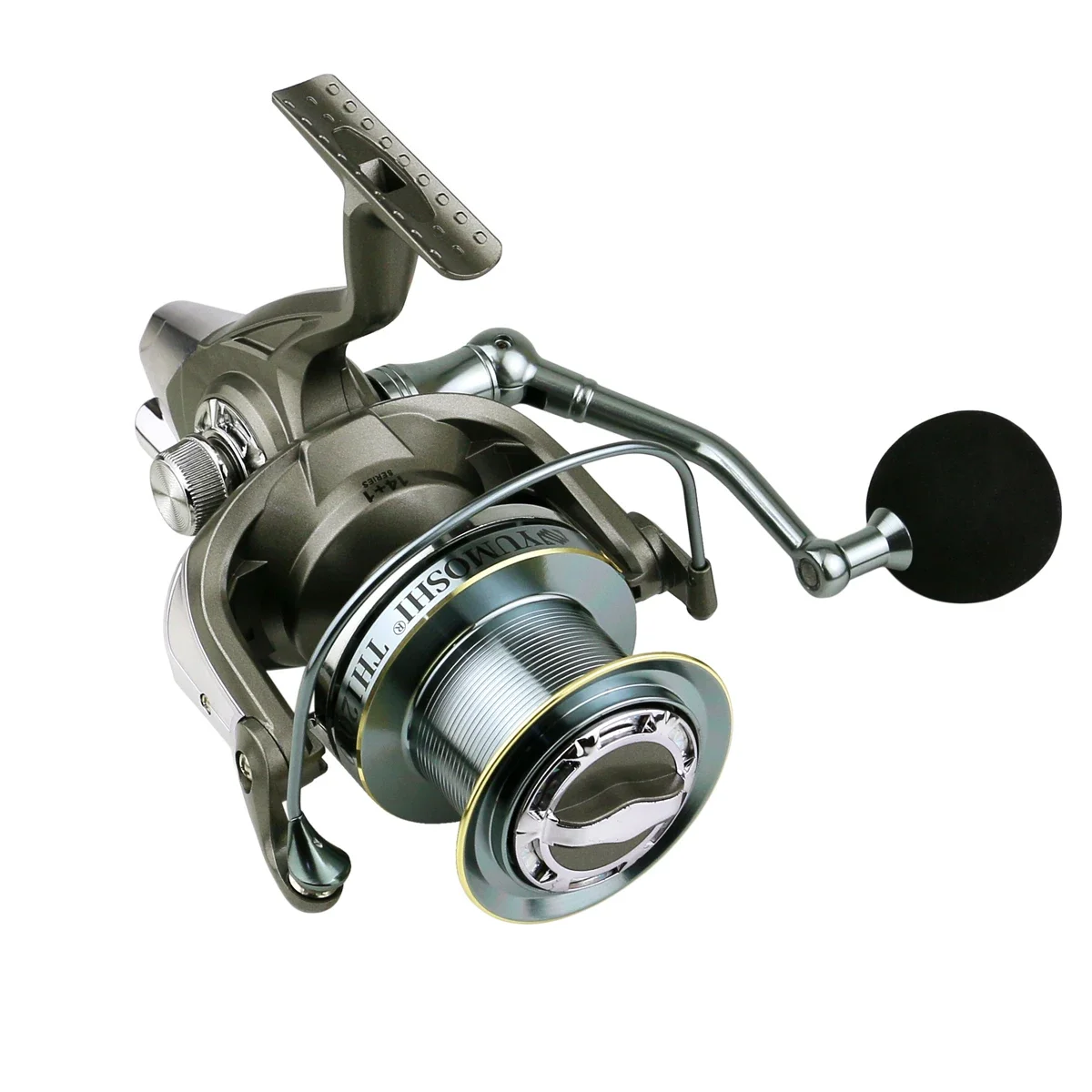 Carrete de pesca giratorio con rodamiento de acero inoxidable ultraligero 8000-12000 25KG arrastre máximo carrete de pesca fuerte carrete de fundición pesca de carpa - imagen 4