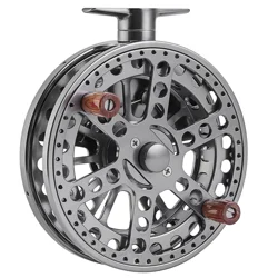 Carrete flotante centro-pín para salmón y Steelhead – Giro reversible