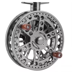 Carrete flotante de 120mm, 4 y 3/4 pulgadas, dirección cambiable para trote grueso, barra Steelhead, pesca flotante de salmón