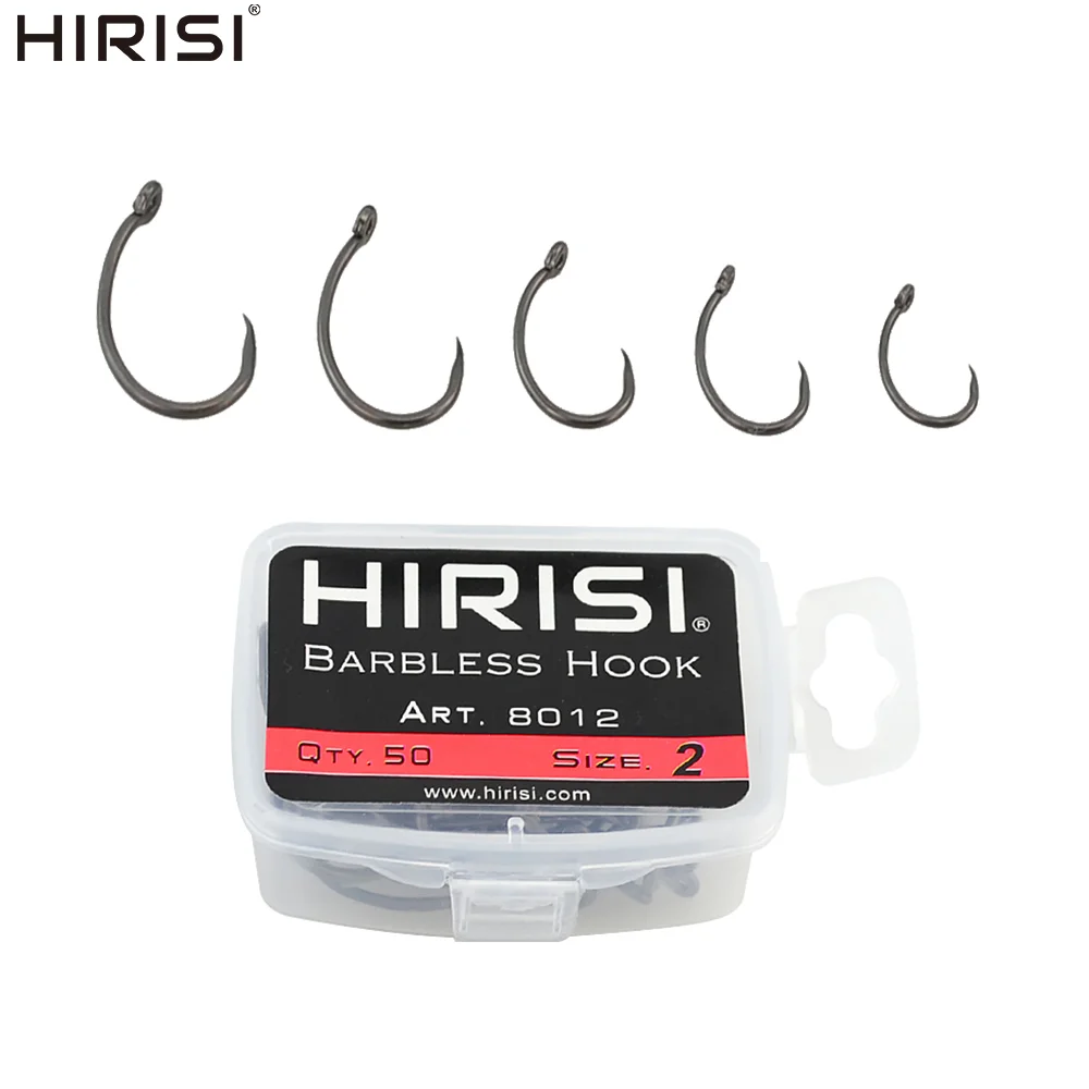 Anzuelos sin púas Hirisi – Acero inoxidable de alto carbono - imagen 2