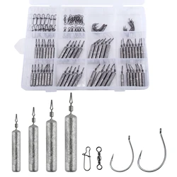 Kit Tiro Caído para Lubina – Anzuelos y Plomos Cilíndricos