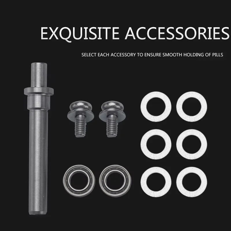 Perilla de mango de carrete de pesca redonda plateada de lagarto, Material de aleación para carrete giratorio, todos los tamaños, alta calidad - imagen 2