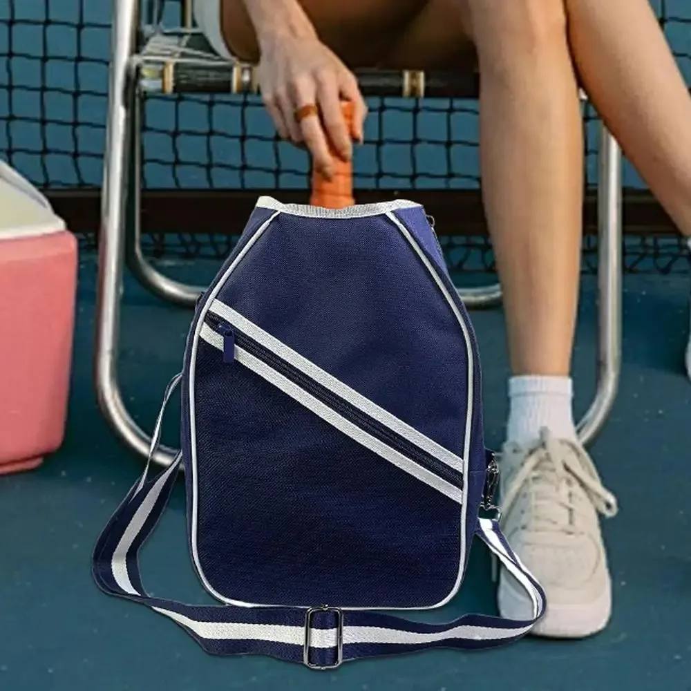Funda de paleta Oxford duradera para Pickleball, funda ligera de gran capacidad para raqueta, bolsa cruzada portátil resistente al desgaste para raqueta - imagen 5
