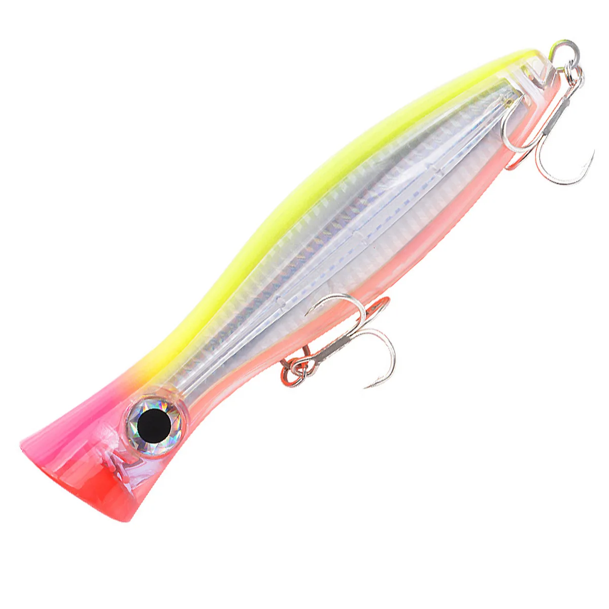 Señuelo de plástico ABS de 16cm y 80g, cebo de pesca de agua salada superior, señuelo Popper para lubina, Wahoo, caballa, atún, Mahi GT - imagen 4