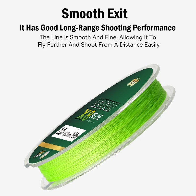 Leydun Micro líneas de pesca 8 hebras trenzadas PE 150m Japón línea multifilamento suave carpa pesca con mosca alambre fuerte 8X tejido - imagen 5