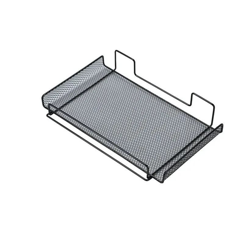 Estante autoadhesivo de pared para cocina, caja de almacenamiento sin taladro, estante de secado rápido para platos, enrutador de pared, decodificador de TV - imagen 5
