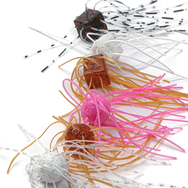 Xlure-cebo Subsoft para dados de carretera, perca, pez mandarín, red negra, pantalla roja, Pop, alta gravedad, lento, sin OSP, cebo para dados - imagen 5