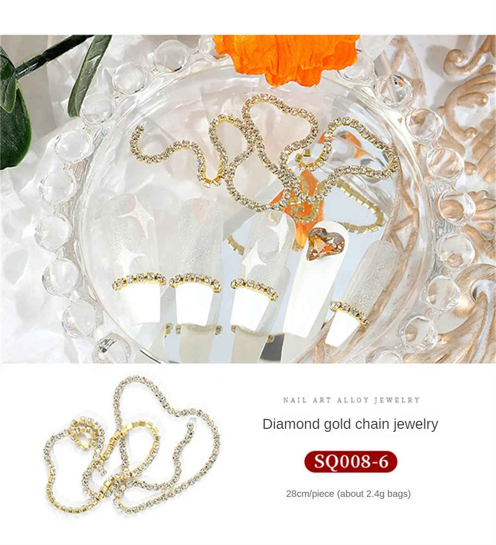 Joyas de cadena de oro de diamantes elegantes y brillantes perfectas para cualquier ocasión