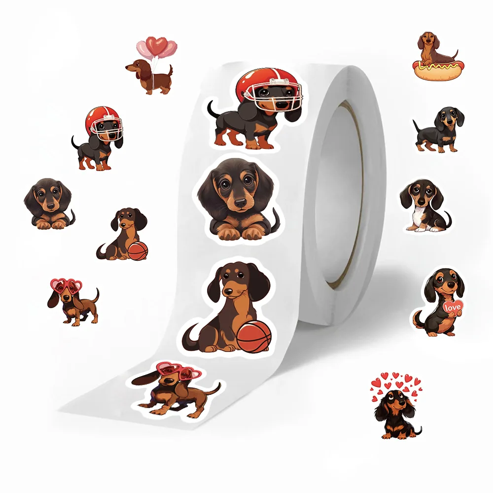 Vinilo pegatinas Dachshund - dibujos para niños impermeables - imagen 2
