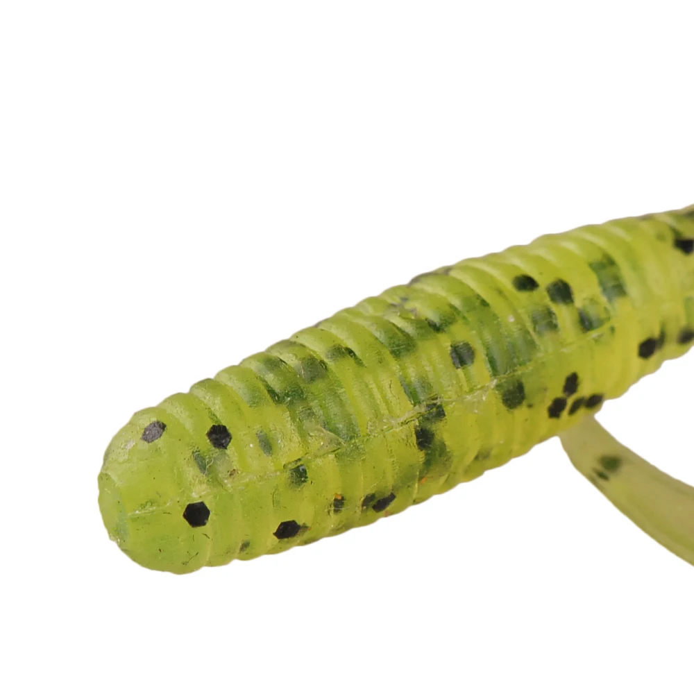 BASSKING-Cebo blando de silicona Artificial, cebo de cola larga de 50mm y 1,8g, para lubina, Lucio, Swimbait, Wobblers de pesca en agua salada, 8 piezas - imagen 4