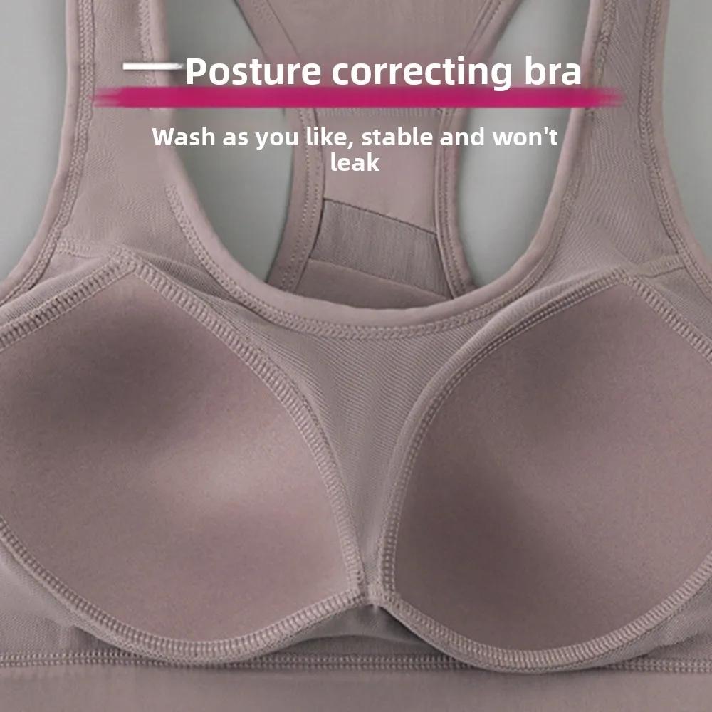 Sujetador deportivo con almohadilla fija para mujer, ropa interior ajustada para Yoga, transpirable, cómoda, para entrenamiento y Fitness, a la moda - imagen 2