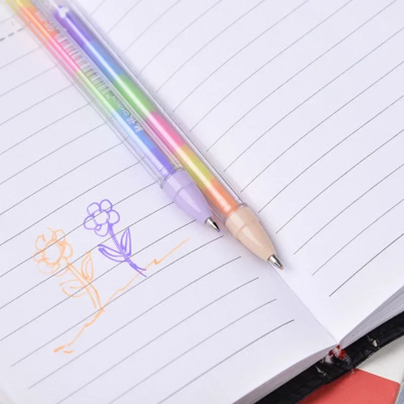 Bolígrafos gel arcoíris Kawaii para dibujar y decorar diarios - imagen 5