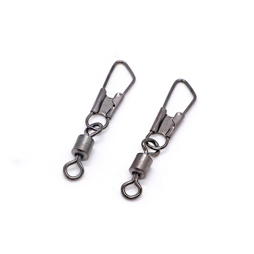 Giratorios de pesca con clip snap – Acero inoxidable - imagen 5