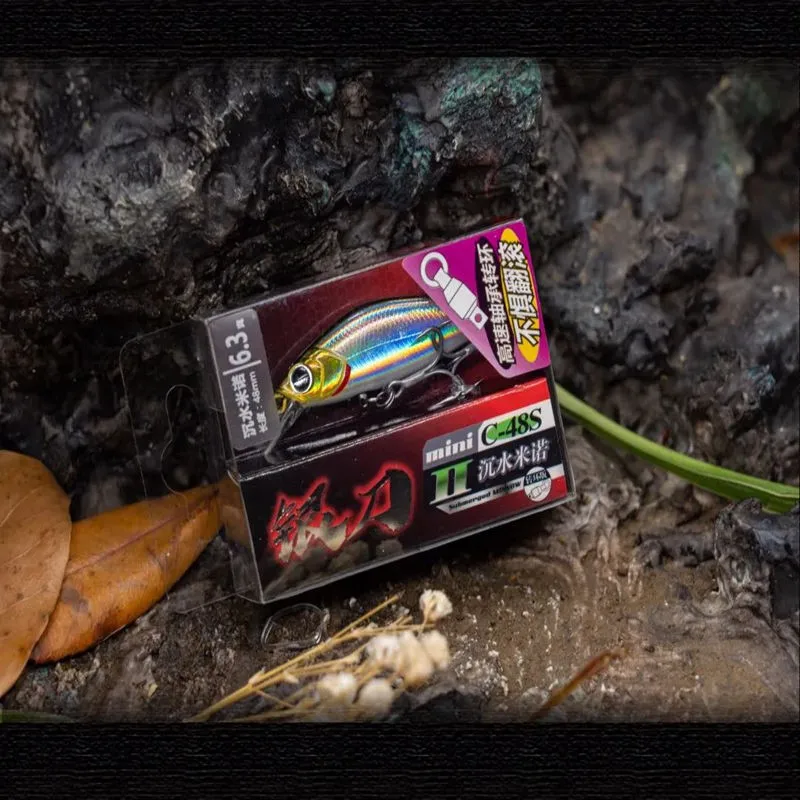 EWE-señuelo de pesca de pececillos, anzuelo Artificial Wobbler, versión rotativa MINI2, 35/45/48mm, 2,6/4/6g - imagen 5