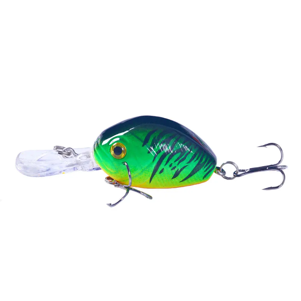 1 Uds 6,5 cm 7,5g señuelo de Pesca con manivela Isca cebo duro Artificial pike carpa Crankbait señuelos wobblers Pesca aparejos de Pesca - imagen 4