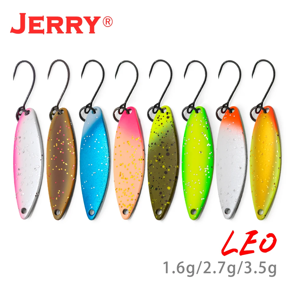 Jerry Leo Wobbler Metal Trucha Perca – Señuelo spinning agua dulce - imagen 4
