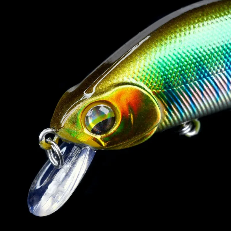 Señuelos de pececillos de placa longtongue, cebos láser flotantes, simulando peces, pesca, campo de gestión, nuevo - imagen 2