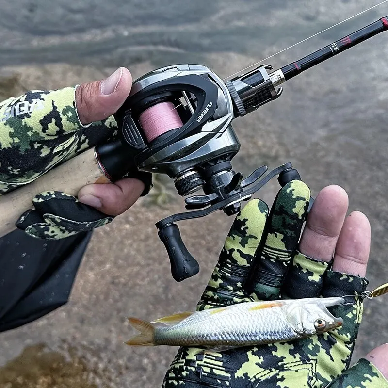 Histar Aurora AIR BFS cebo sistema Finesse señuelo ligero AT7 carrete de aluminio 115G UL 3D frenado magnético dinámico carrete de Baitcasting - imagen 5