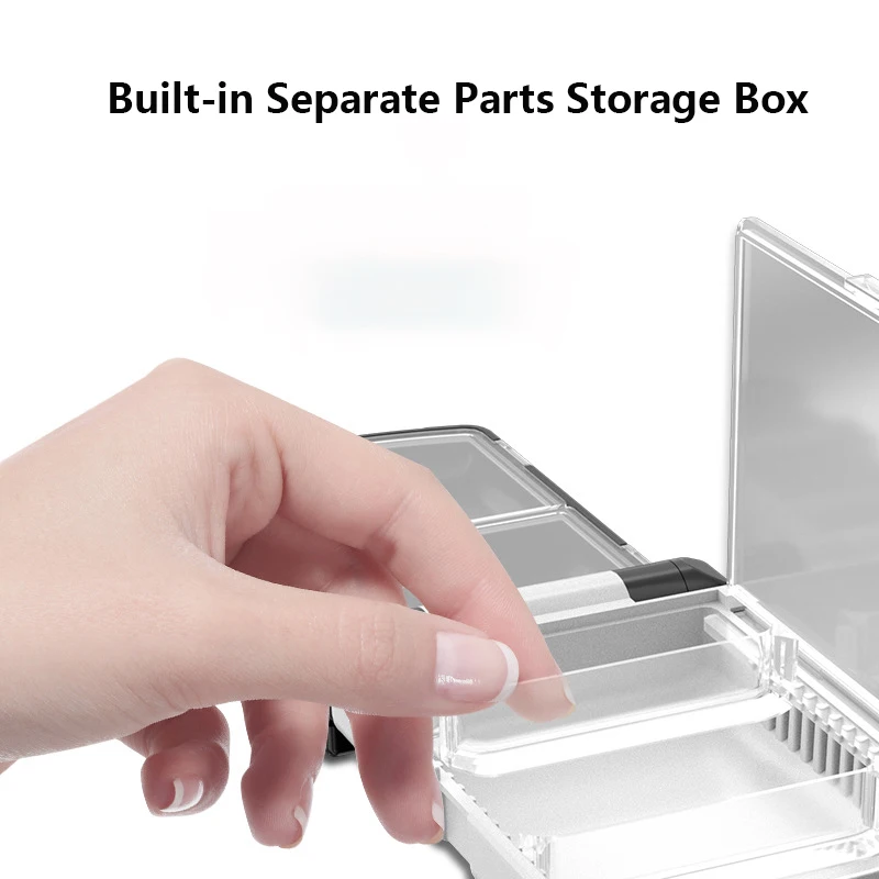 Caja de accesorios portátil para pesca, caja de aparejos de pescador, cajas de cebo de plástico, organizador de anzuelos, herramienta de almacenamiento para carpa, artículos de pesca - imagen 2