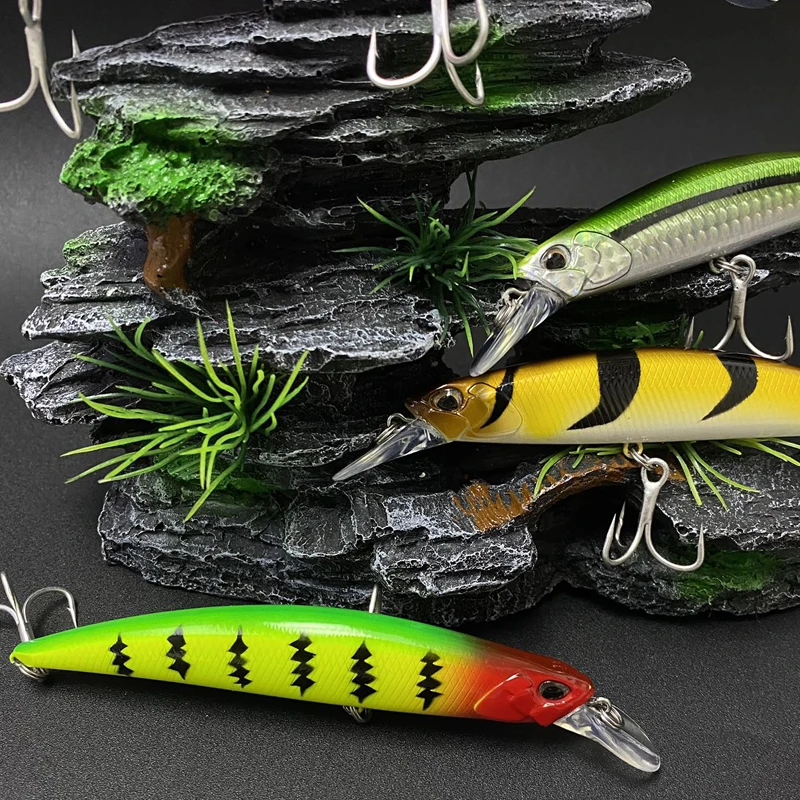 Señuelos de pesca Jerkbait de pececillo que se hunden, 110mm, 21g, tierra, agua salada, lubina, tiro largo, cebo duro Artificial, accesorios de pesca - imagen 3