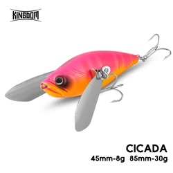 Señuelo flotante Kingdom Cicada Topwater para lubina