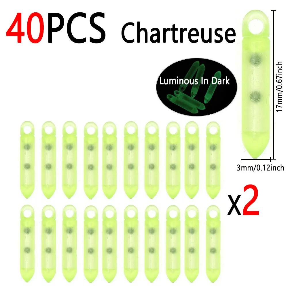 40pcs Chartreuse